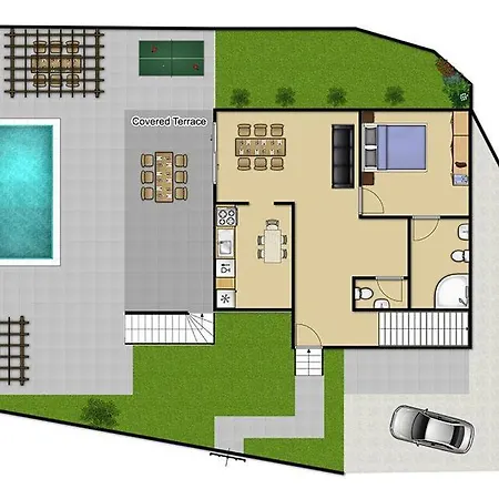 Villa Sleeps 7 Pool Air Con Wifi